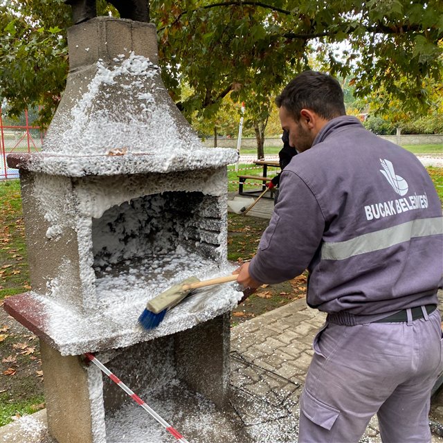 İncirhan Mesire Alanı’nda Temizlik ve Dezenfeksiyon Çalışmaları Tamamlandı
