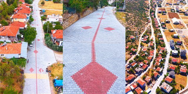 Çamlıca Mahallesi, Kazım Karabekir Caddesi’nde 8.000 metrekarelik yolumuzu kilit parke taşı ile kapladık.
