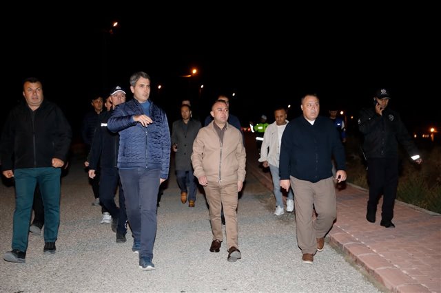 Öğrencilerimizin ve hemşehrilerimizin huzur ve güvenliği için KYK çevresinde güvenlik denetimlerinde bulunduk.