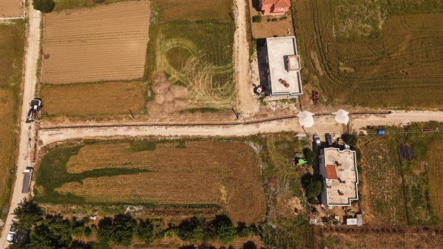 Mimar Sinan Mahallemizde 450 metrelik yeni içme suyu ana hat döşeme çalışması tamamlandı.