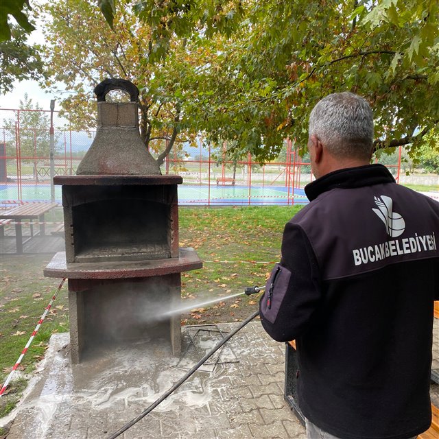 İncirhan Mesire Alanı’nda Temizlik ve Dezenfeksiyon Çalışmaları Tamamlandı