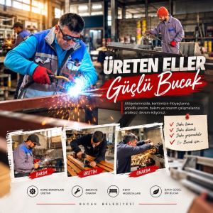 Belediyemize bağlı atölyelerimizde, kentimizin ihtiyaçlarına yönelik üretim, bakım ve onarım çalışmalarımızı titizlikle sürdürüyoruz.