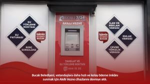 Bucak Belediyesi, vatandaşlara daha hızlı ve kolay ödeme imkânı sunmak için Akıllı Vezne cihazlarını devreye aldı. 