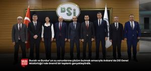 Bucak ve Burdur’un su sorunlarına çözüm bulmak amacıyla Ankara’da DSİ Genel Müdürlüğü’nde önemli bir toplantı gerçekleştirdik. 