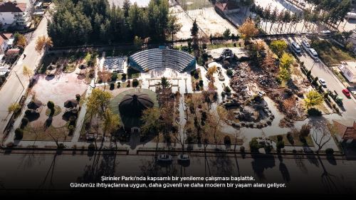 Şirinler Parkı’nda kapsamlı bir yenileme çalışması başlattık.