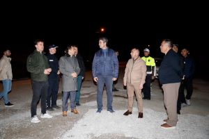 Öğrencilerimizin ve hemşehrilerimizin huzur ve güvenliği için KYK çevresinde güvenlik denetimlerinde bulunduk.